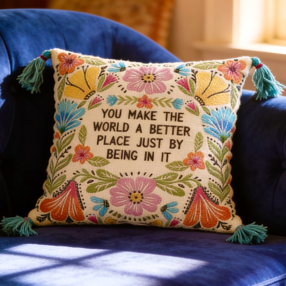 Colorful Throw Pillow - Picture 2 of 2